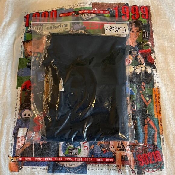 Vintage Shirt Mens Extra Large Black Michael Jackson History World Tour 90s - Picture 12 of 12